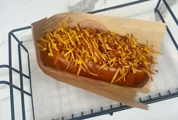New Frank's Special Hot dog